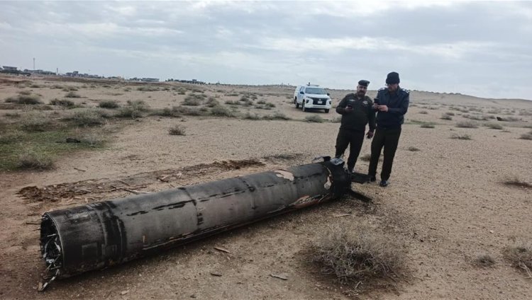 الانبار.. العثور على بقايا صاروخ باليستي غربي الفلوجة